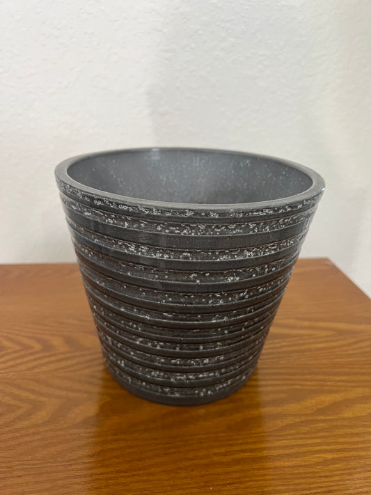 Grey Ceramic 6" Pot
